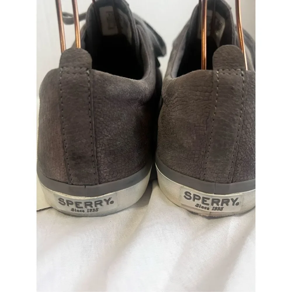Sperry gray suede casual sneakers, size 12